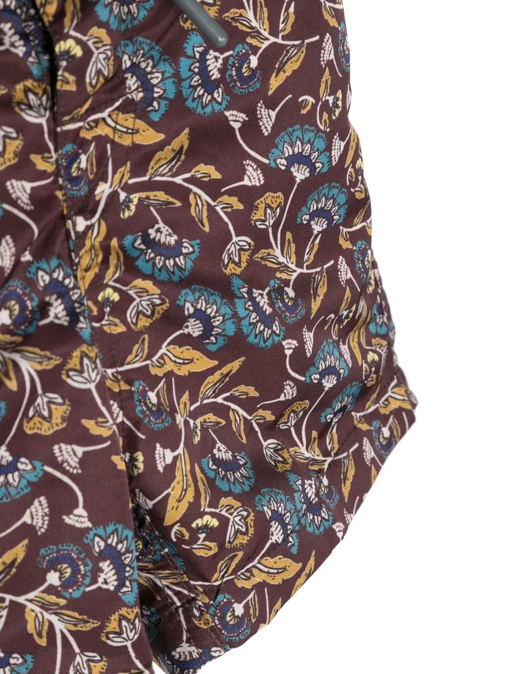 Bonpoint Ariel Floral-print Swim Shorts In Brown