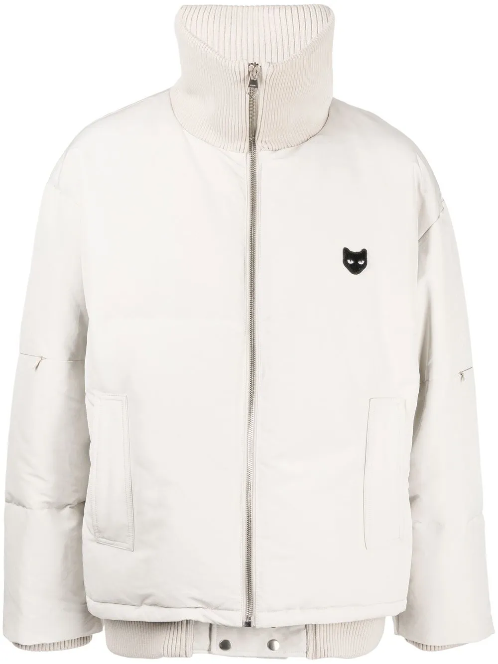 

ZZERO BY SONGZIO down-feather fleece jacket - White