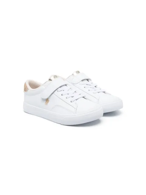 POLO RALPH LAUREN KIDS Polo Pony Sneakers mit Glitter-Detail