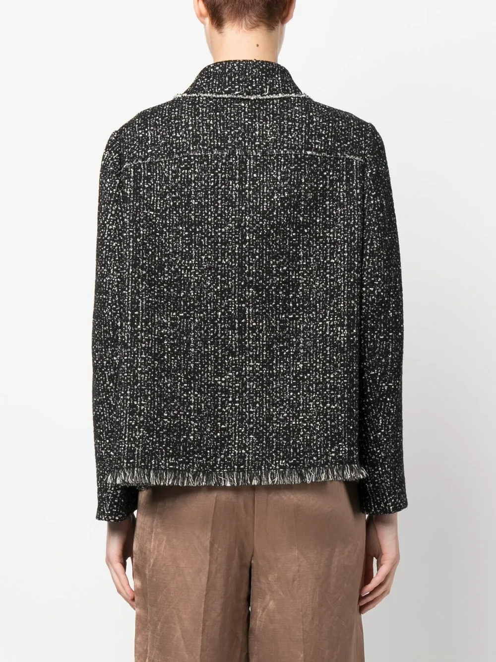 Luisa Cerano Tweed frayededge Jacket Farfetch