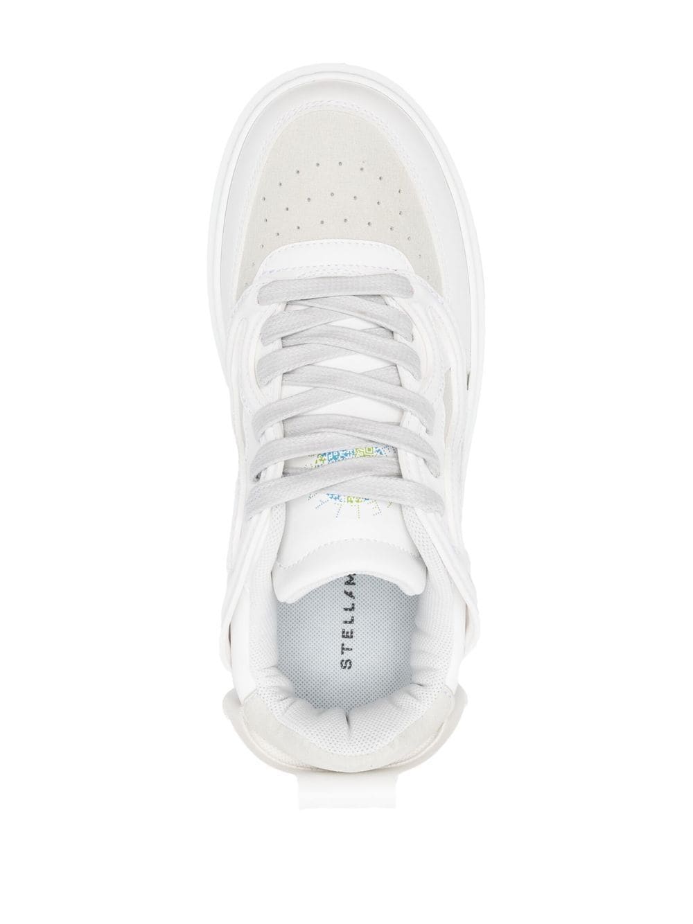 Shop Stella Mccartney S-wave Low-top Sneakers In White