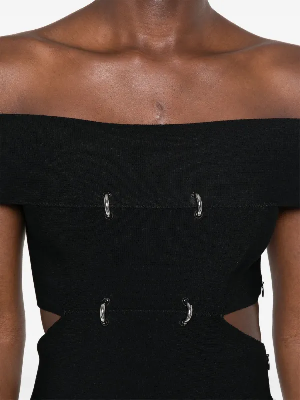 Tシャツ・カットソー Mcqueen Off-Shoulder Cropped Top Alexander McQueen Off-The-Shoulder Crop Top size XL $990 | eBay