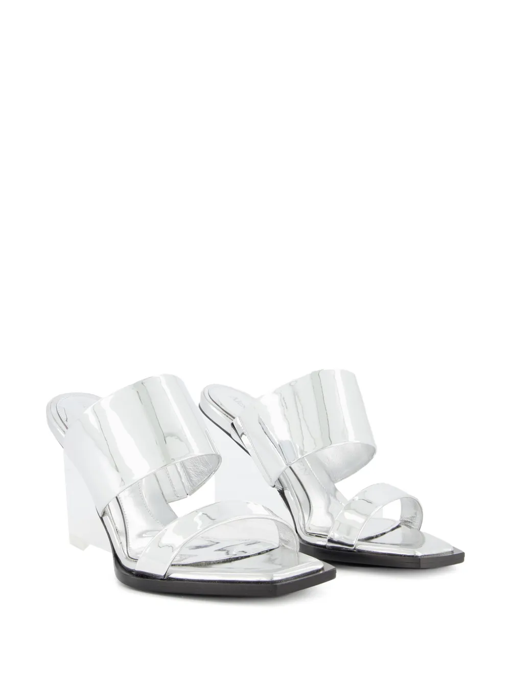 Affordable Alexander McQueen square-toe wedge-platform sandals Women