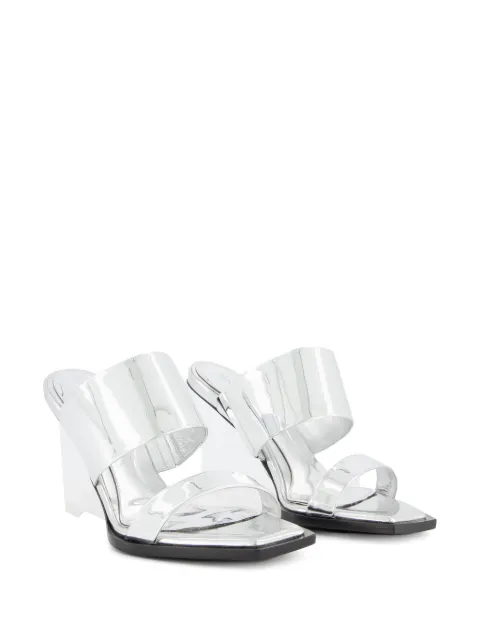 Alexander McQueen square-toe wedge-platform sandals 747190W4WG0 - 1
