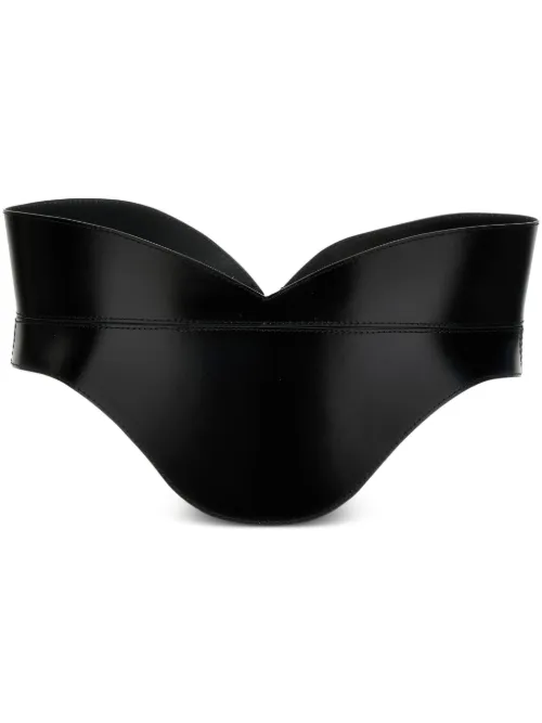 Ceinture-corset en cuir - Alexander McQueen - Modalova