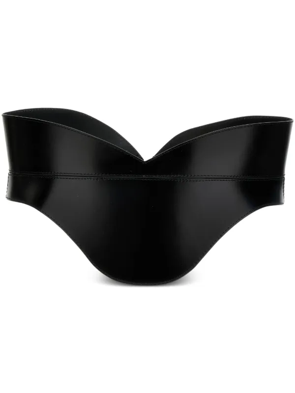 Alexander McQueen Leather corset-style Belt | Black | FARFETCH