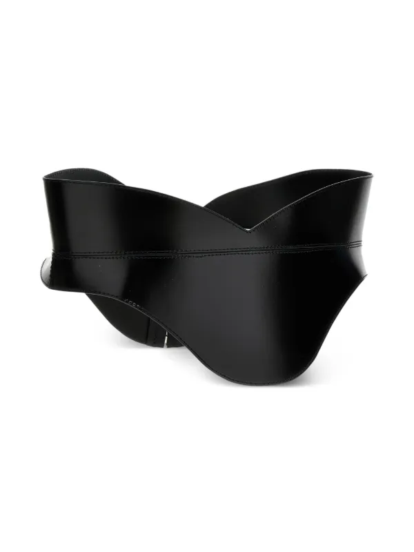 alexander mcqueen コルセットベルト Alexander McQueen Leather corset-style Belt | Black | FARFETCH