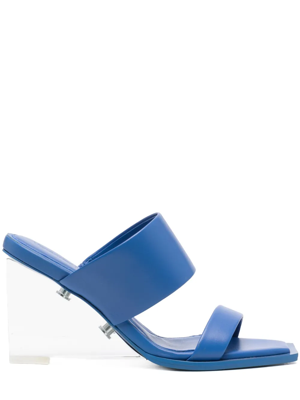 75mm platform leather sandals