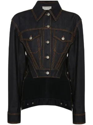 Alexander mcqueen hot sale jean jacket