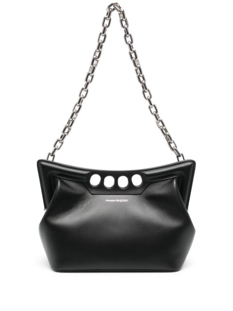 Alexander McQueen The Peak curved mini bag Women