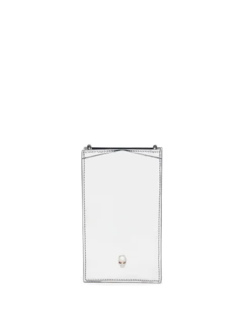 Alexander McQueen skull-appliqué phone case