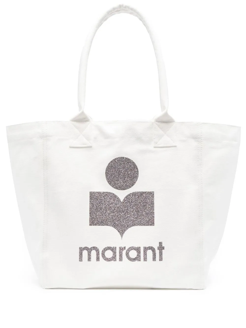 

Isabel Marant logo-print tote-bag - White