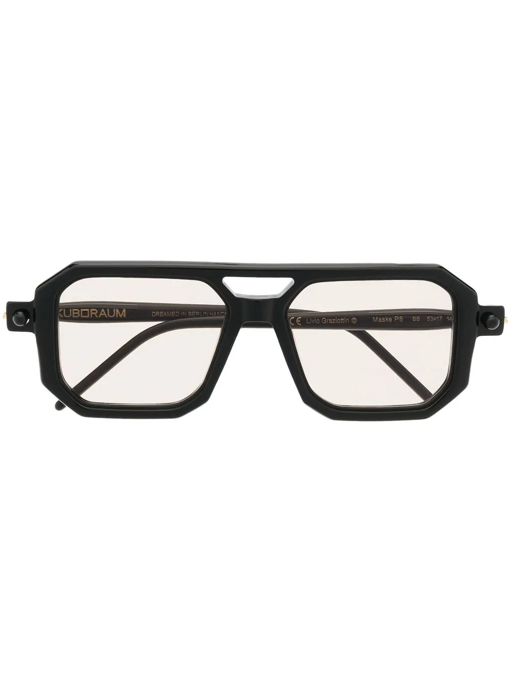 

Kuboraum square-frame tinted sunglasses - Black