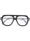 Kuboraum Q4 pilot-frame glasses - Black