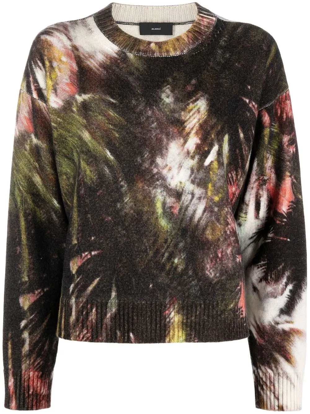 

Alanui Tropical Madness wool jumper - Black