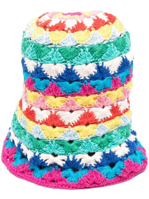 Alanui Over the Rainbow knitted hat Women