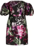 Marchesa Notte sequin-embellishment dress - Black