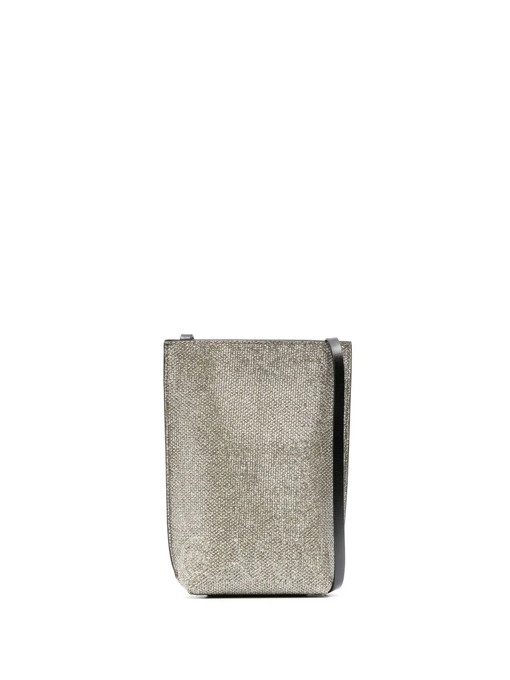 

GANNI Glitter banner crossbody bag - Neutrals