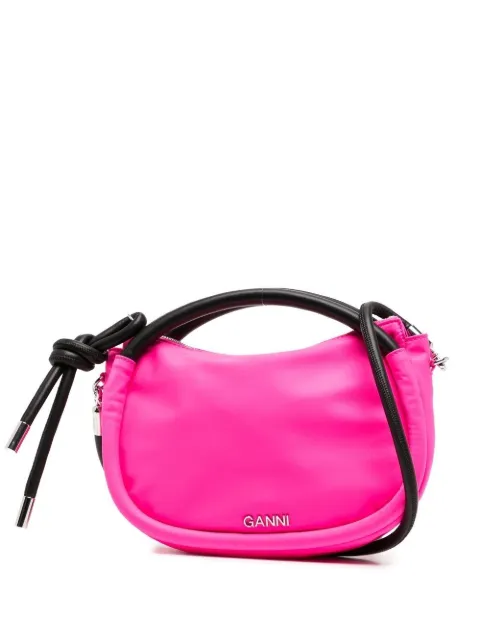 GANNI mini Knot top-handle bag
