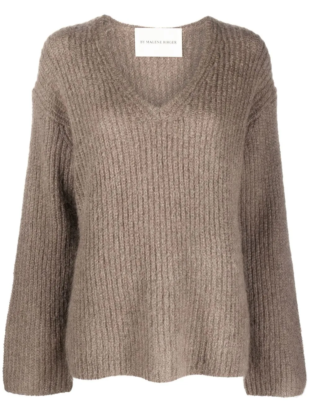 

By Malene Birger ribbed knit sweater - Brown