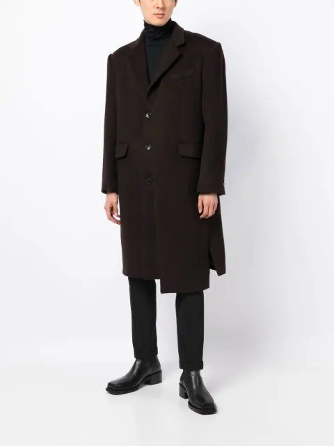 SONGZIO layered single-breasted coat SE6CT602 - 1
