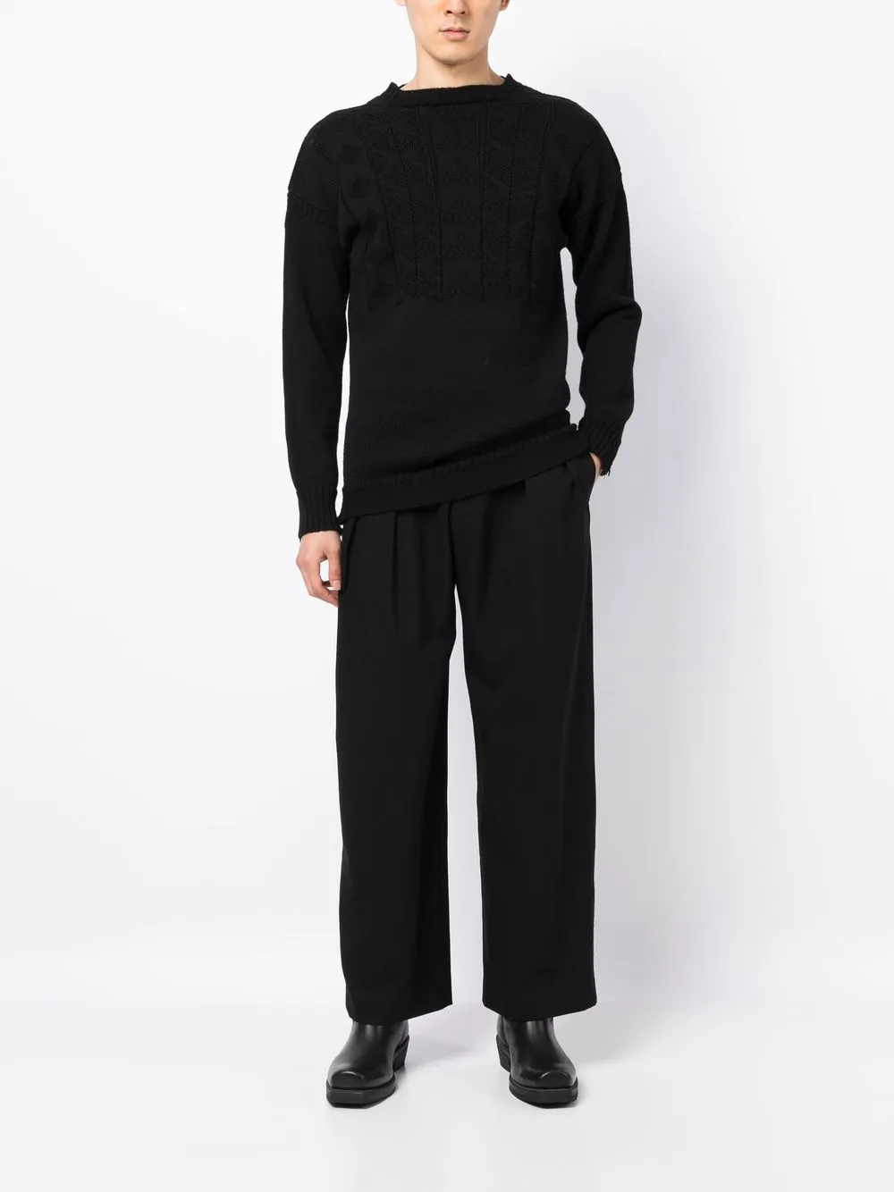 SONGZIO Straight broek - Zwart