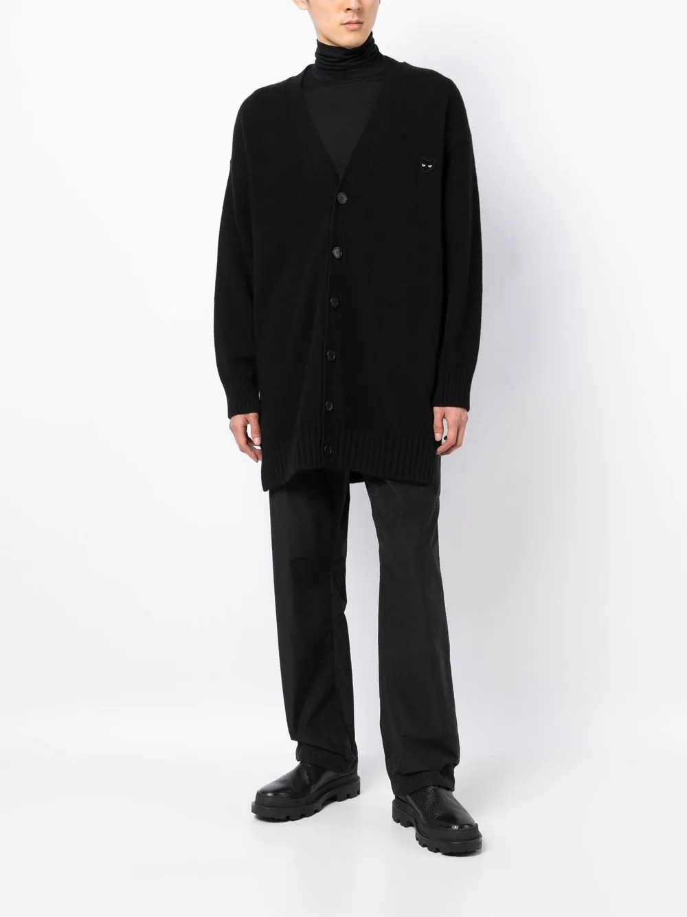 ZZERO BY SONGZIO Gebreid vest - Zwart