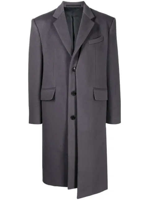 SONGZIO layered single-breasted coat