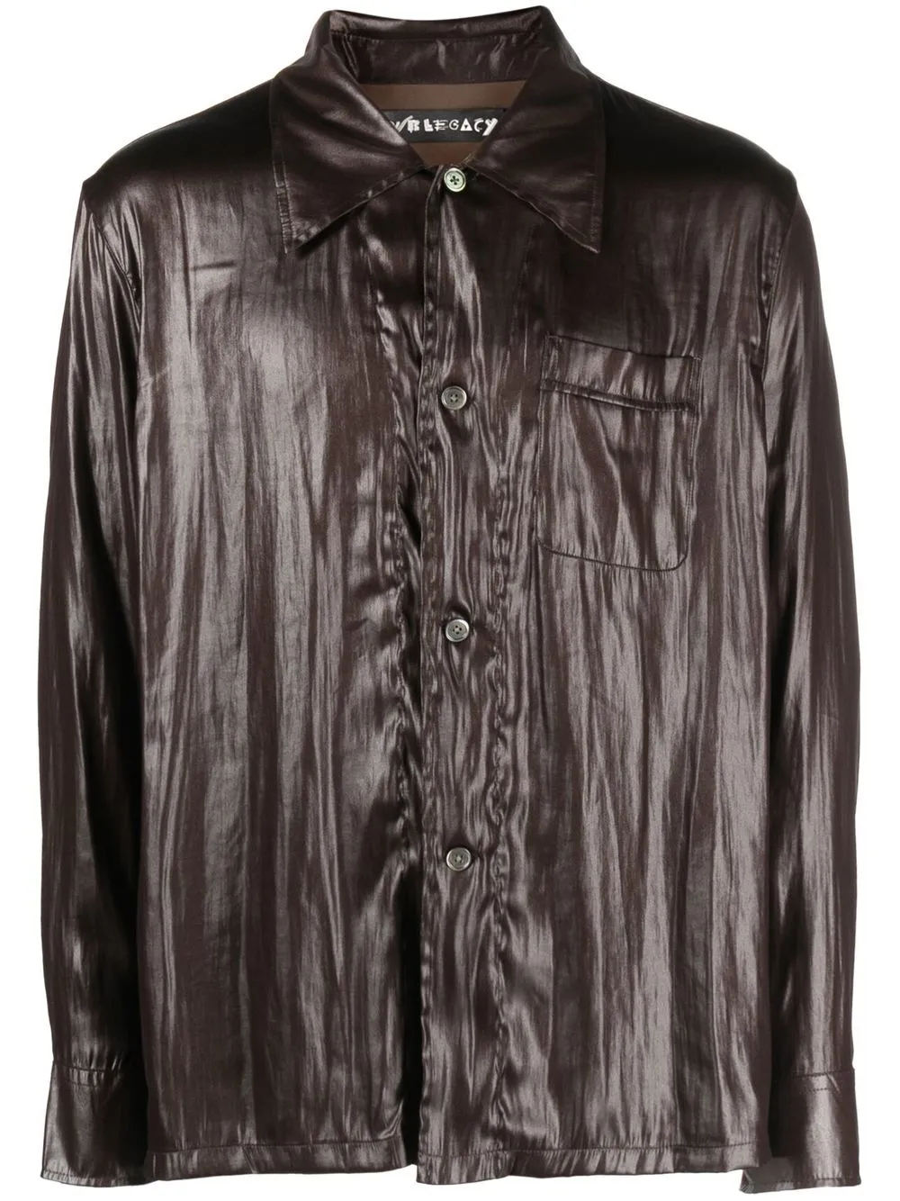 

OUR LEGACY Waltz long-sleeved shirt - Brown