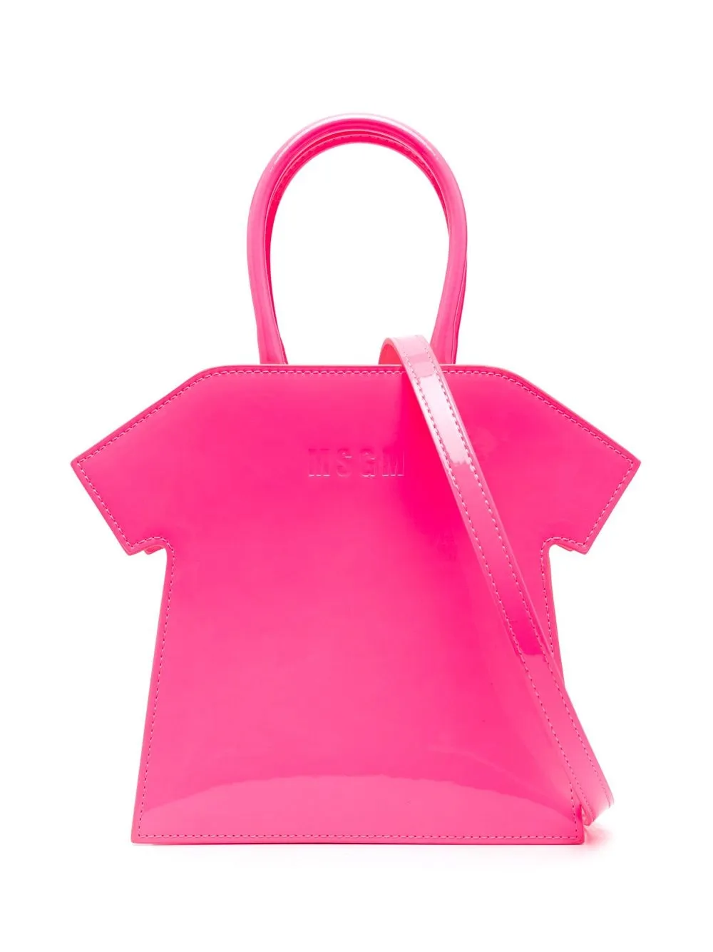 

MSGM T-shirt crossbody bag - Pink