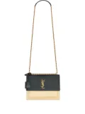 Saint Laurent Sunset two-tone shoulder bag - Black