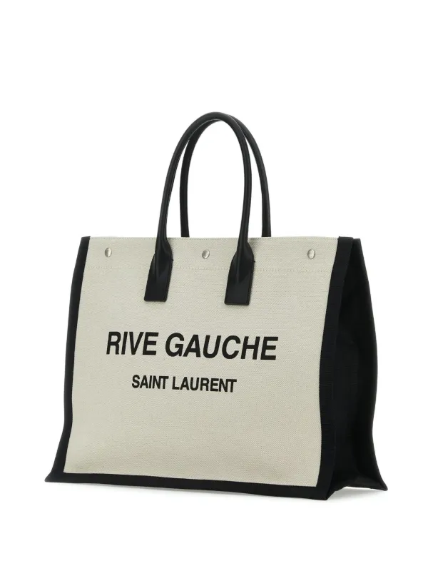 Saint Laurent Rive Gauche Tote Bag Neutrals FARFETCH UK