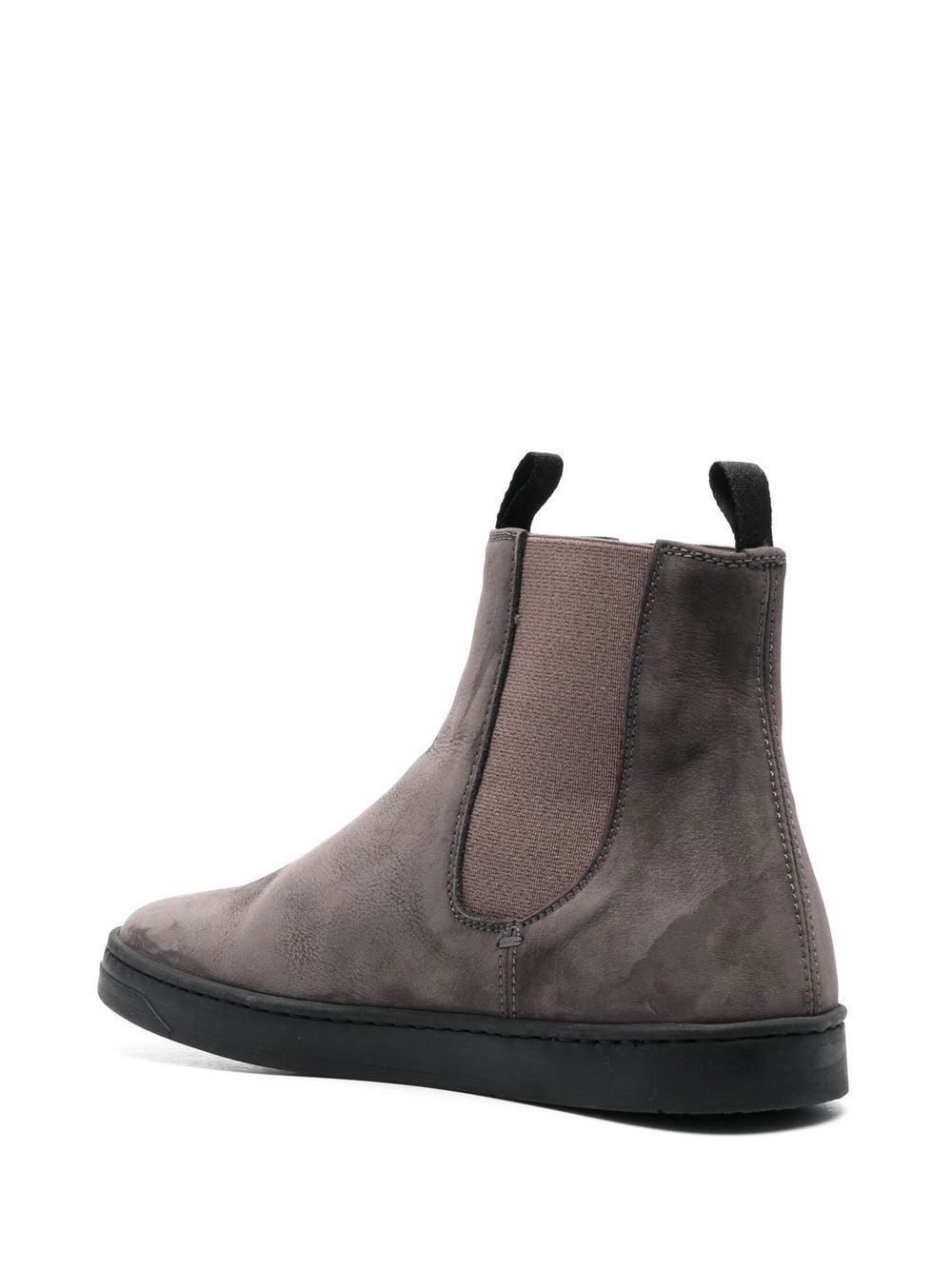 Shop Officine Creative Suede Chelsea Boots In Grey