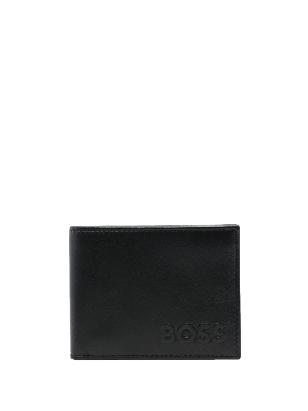 

BOSS Byron bi-fold leather wallet - Black