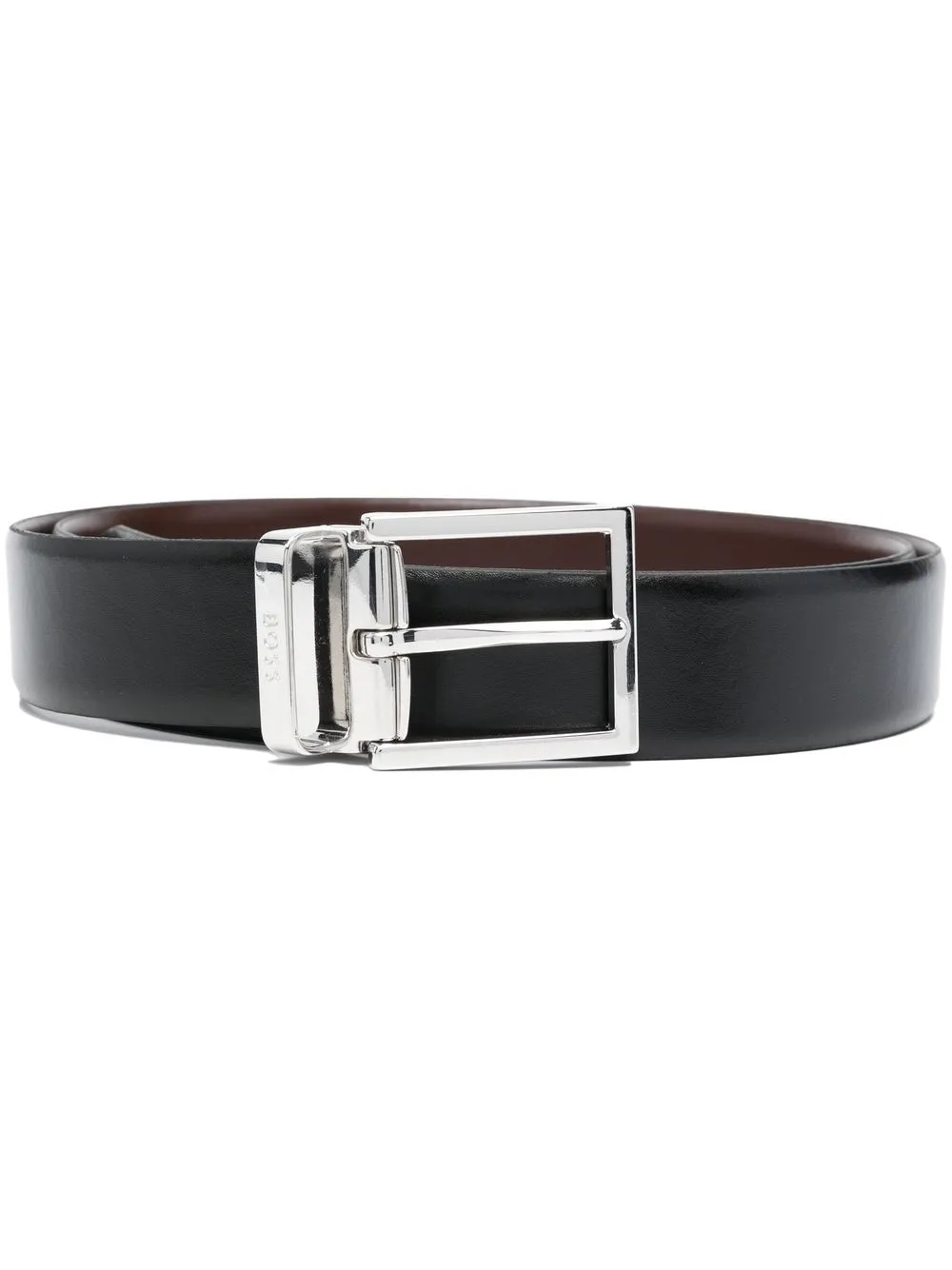 

BOSS Ortips reversible leather belt - Black