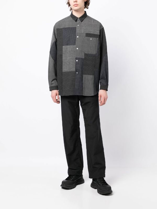 White Mountaineering Checked button-up Jacket - Farfetch