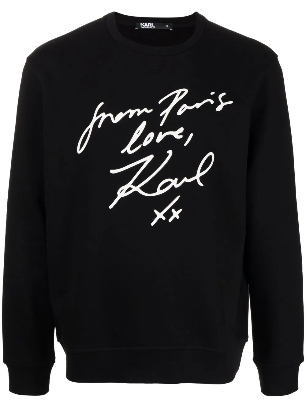 KARL LAGERFELD LOGO-PRINT SWEATSHIRT