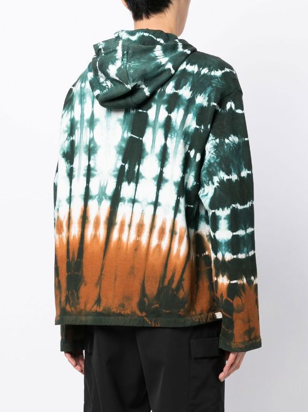 AMIRI logo-print tie-dye Hoodie - Farfetch