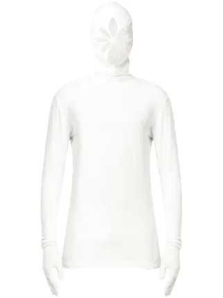 Off white discount masked face sweatshirt