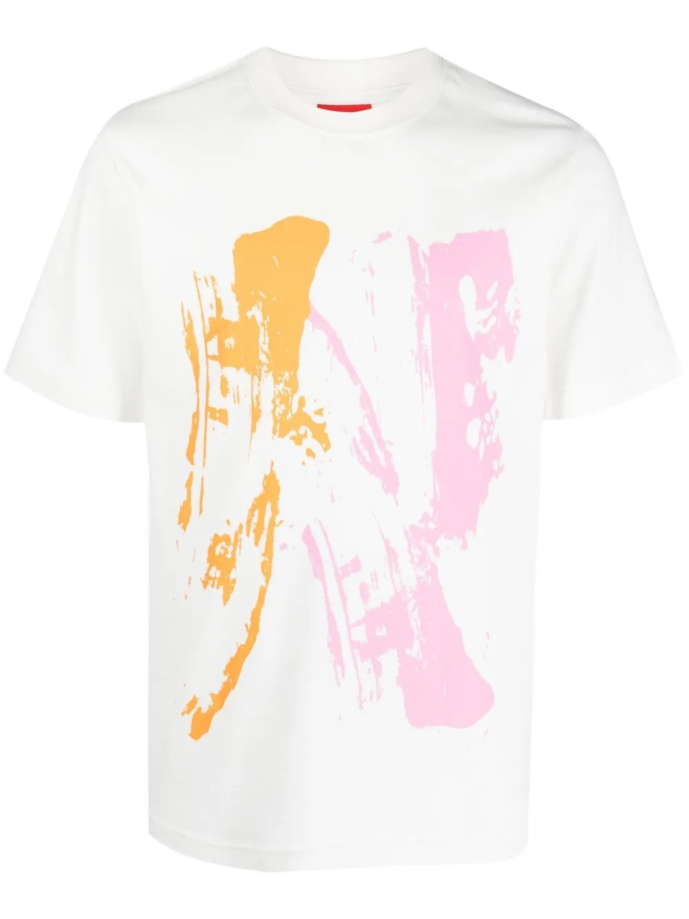 Camper Paint-print Short-sleeve T-shirt In White