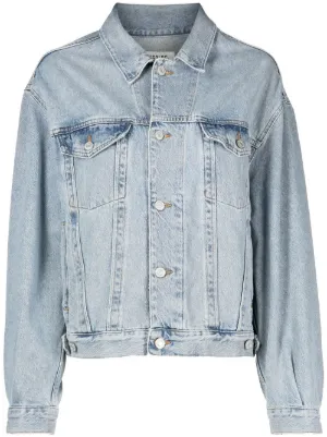 Agolde charli oversized denim jacket sale