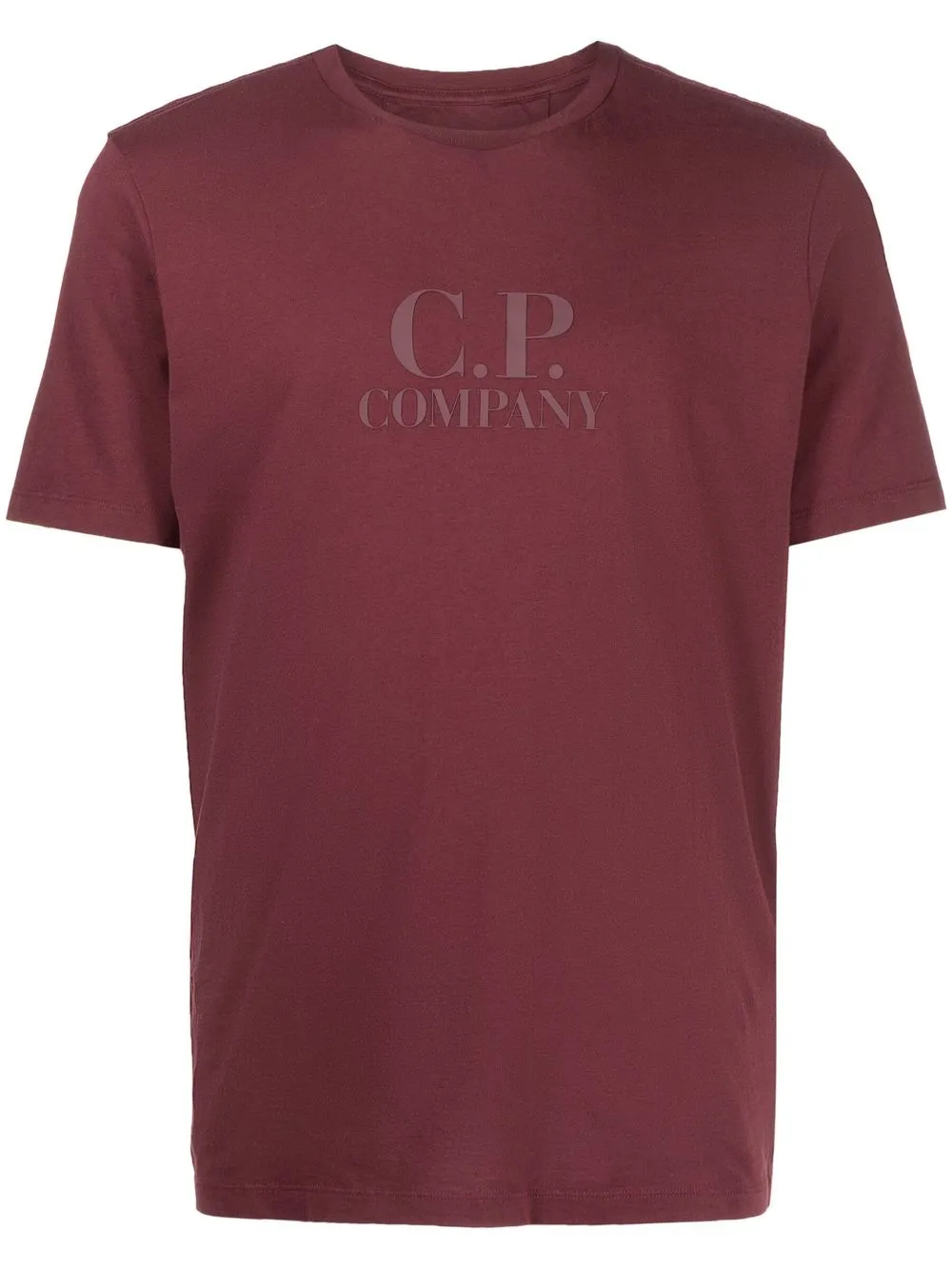 

C.P. Company logo-print T-shirt - Red