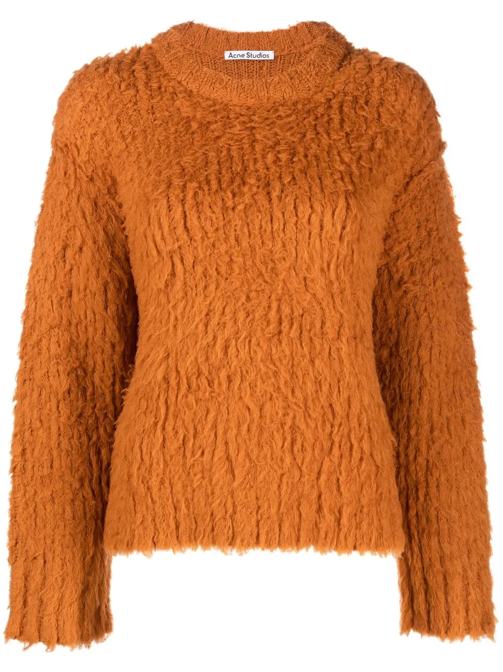 

Acne Studios brushed wool-blend jumper - Orange