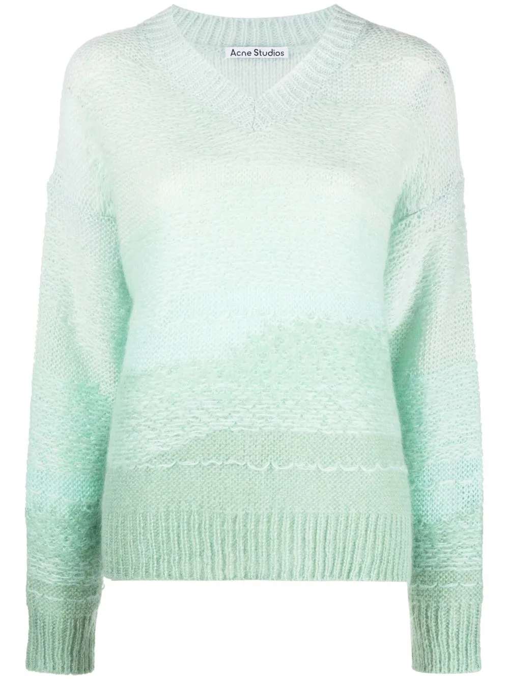 

Acne Studios gradient knit sweater - Green