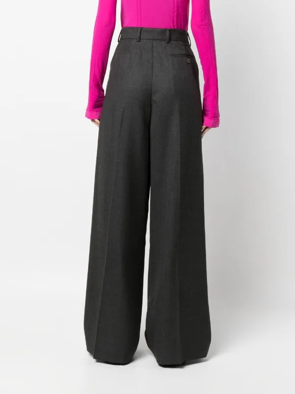 b+ab high-rise wide-leg Trousers - Farfetch