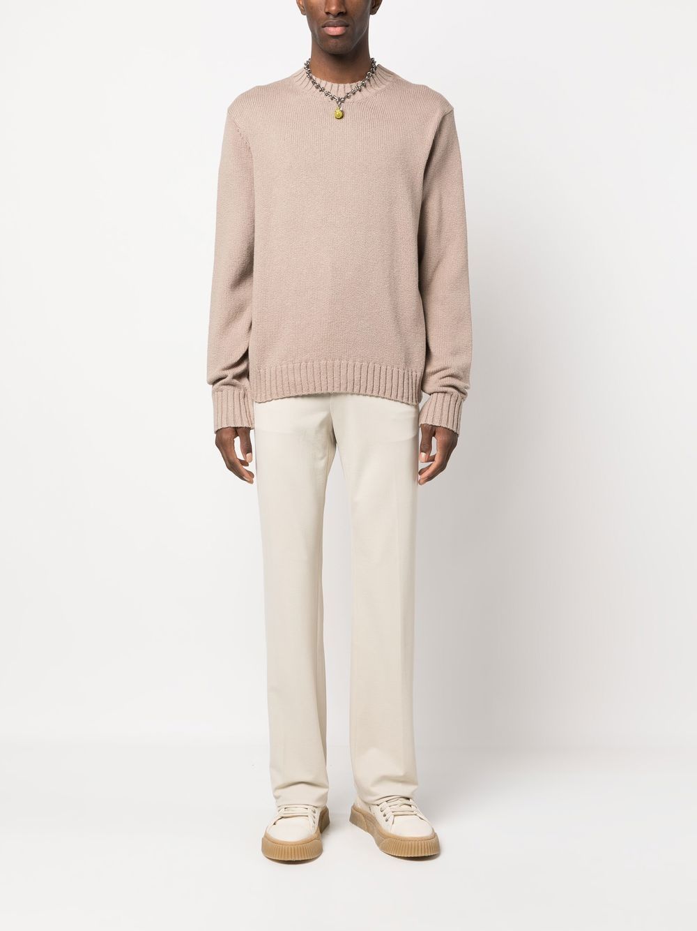 Acne Studios Trui met logo - Beige