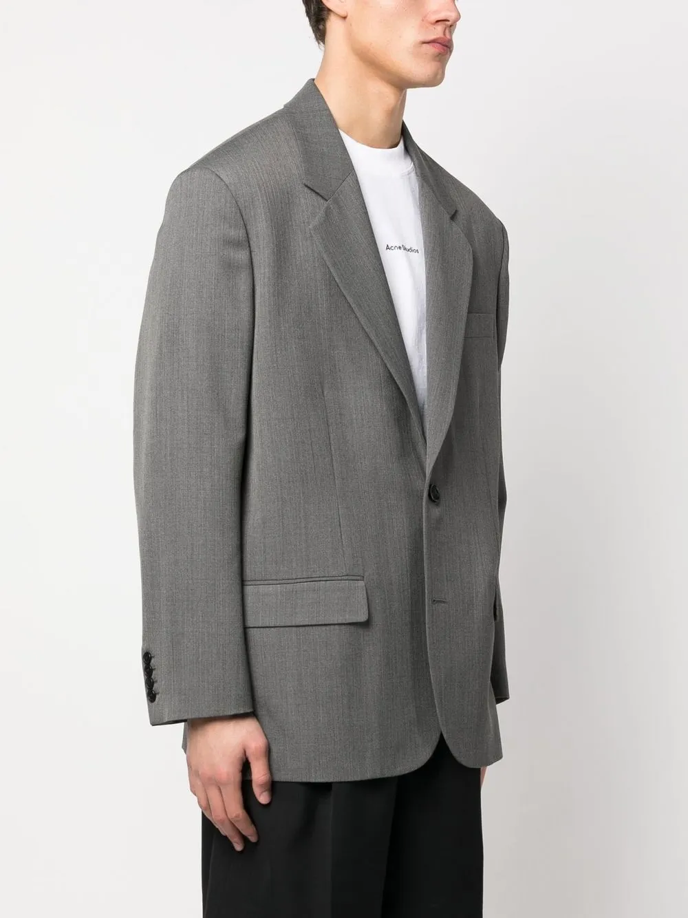 SELECTED FEMME Blazer Monotaglio Long Relaxed Fit – In Misto Viscosa E Elastan, Look Pulito E Moderno