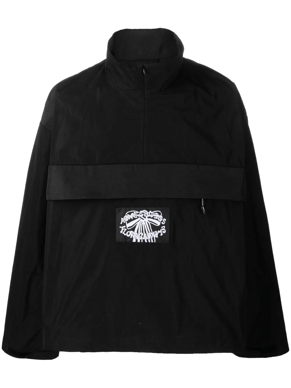 

Acne Studios logo-patch pullover jacket - Black