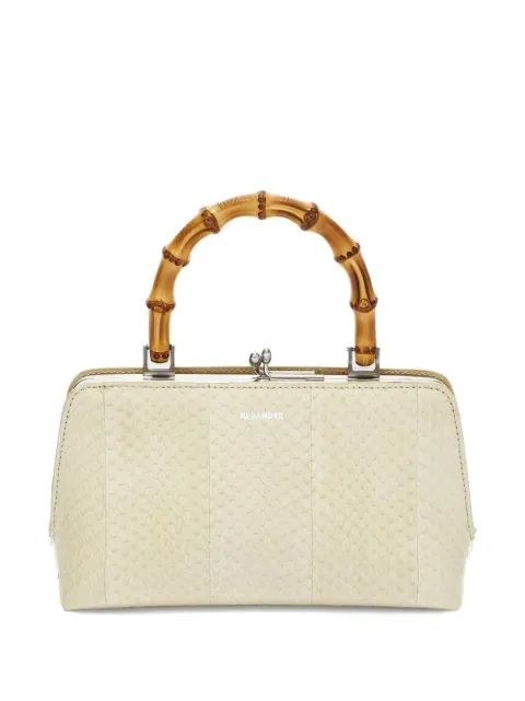 Jil Sander snakeskin effect crossbody bag