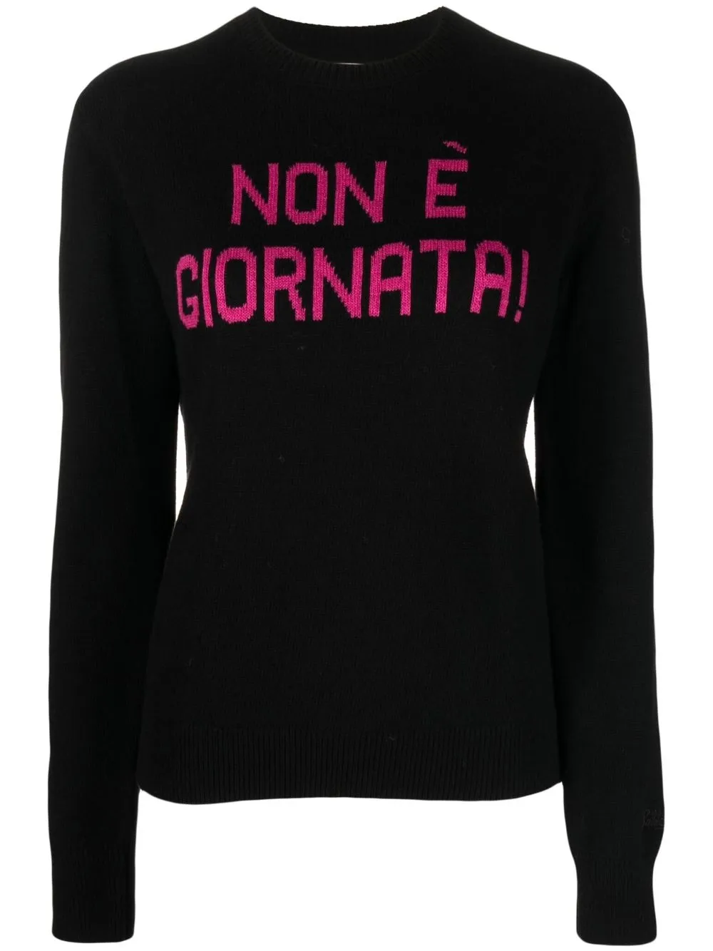 

MC2 Saint Barth Non È Giornata knit jumper - Black